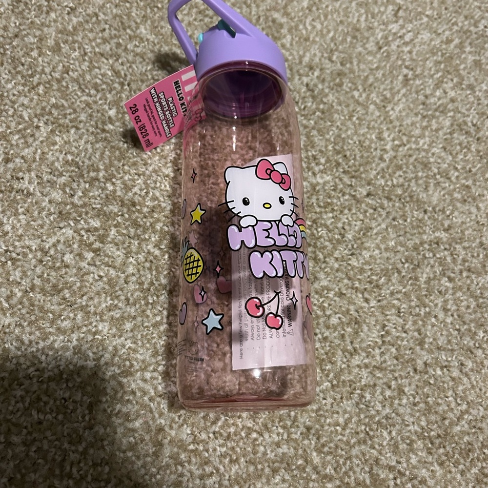 Hello Kitty Pink Water Bottle